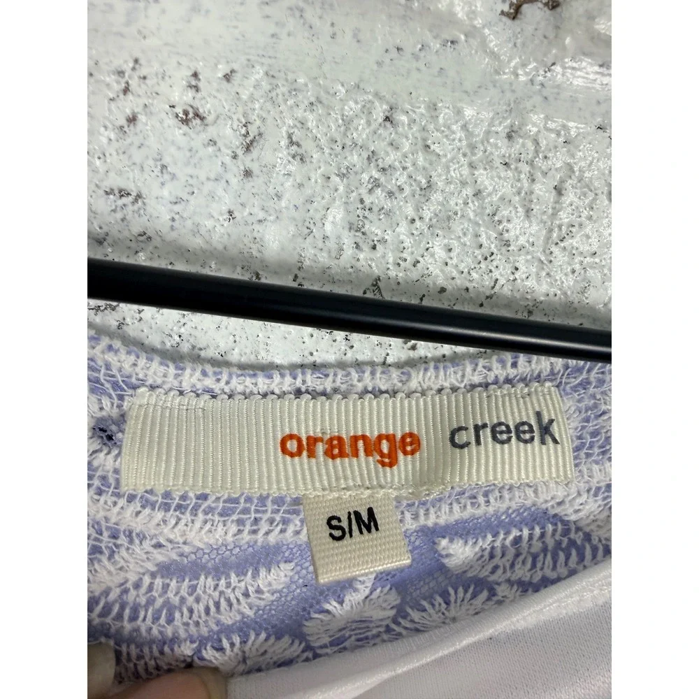Orange Creek Maxi Dress Women S Periwinkle Embroidered Mesh Lace Long Sleeve